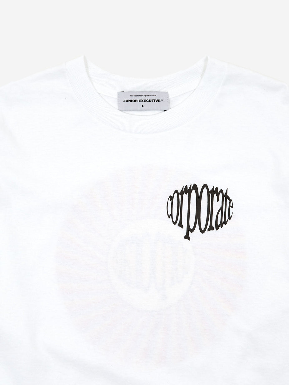 Junior Executive Junior Executive Corporate Longsleeve T-Shirt - White - White
