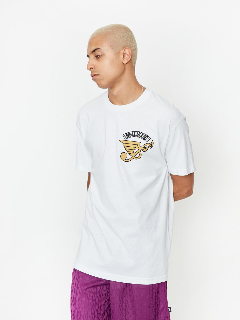 Junior Executive Junior Executive Music Shortsleeeve T-Shirt - White - White