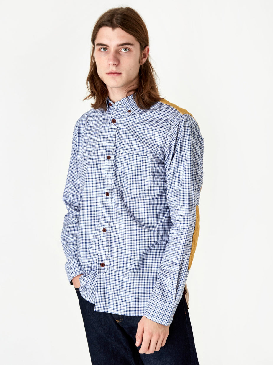 Junya Watanabe Man Junya Watanabe MAN Check Cotton Oxford Shirt - White/Yellow - Yellow