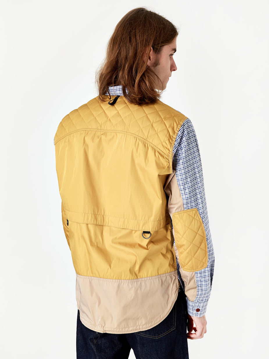 Junya Watanabe Man Junya Watanabe MAN Check Cotton Oxford Shirt - White/Yellow - Yellow