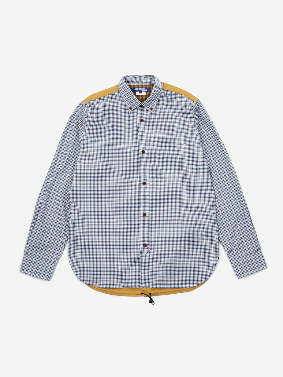 Junya Watanabe Man Junya Watanabe MAN Check Cotton Oxford Shirt - White/Yellow - Yellow