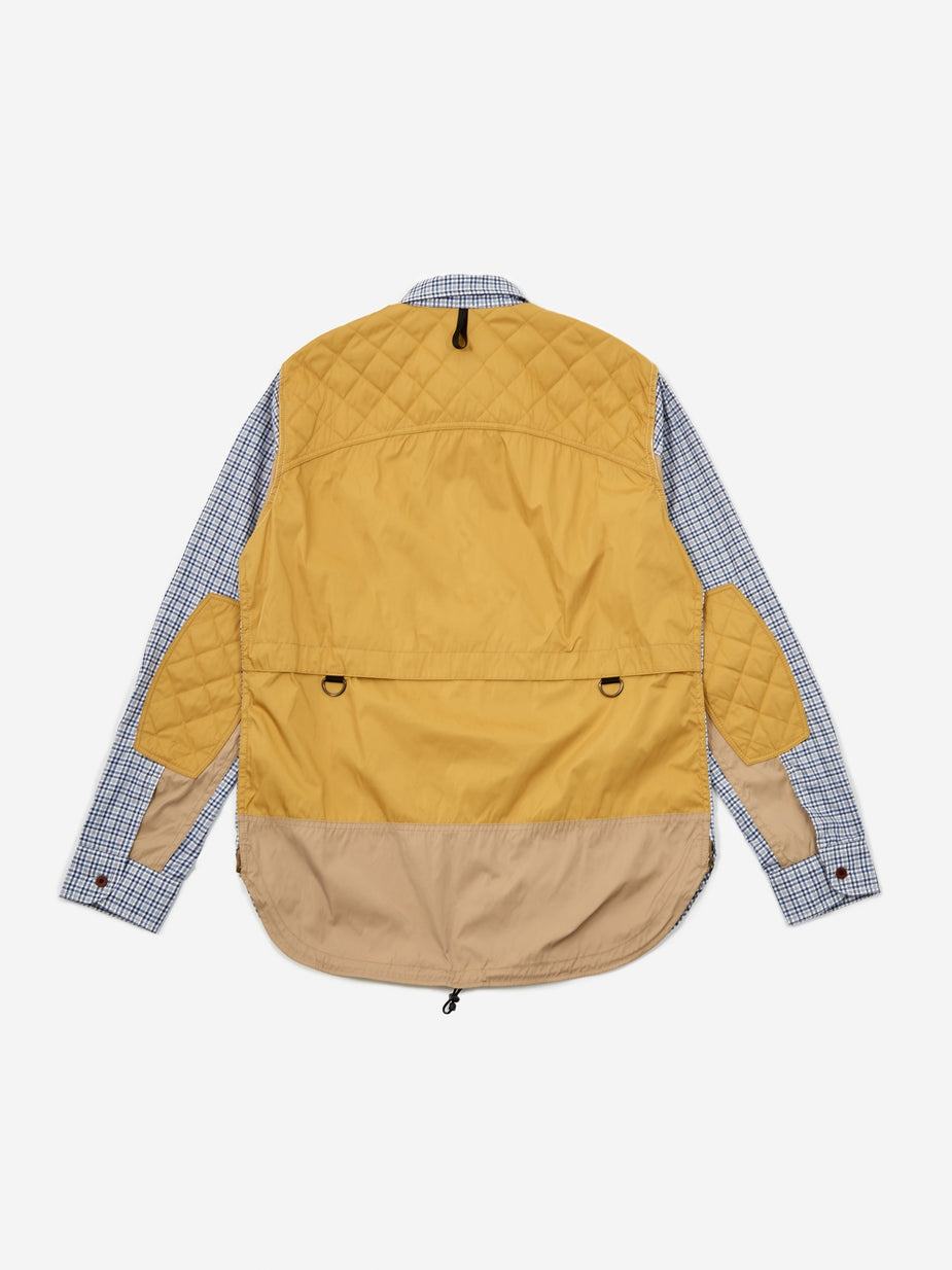 Junya Watanabe Man Junya Watanabe MAN Check Cotton Oxford Shirt - White/Yellow - Yellow