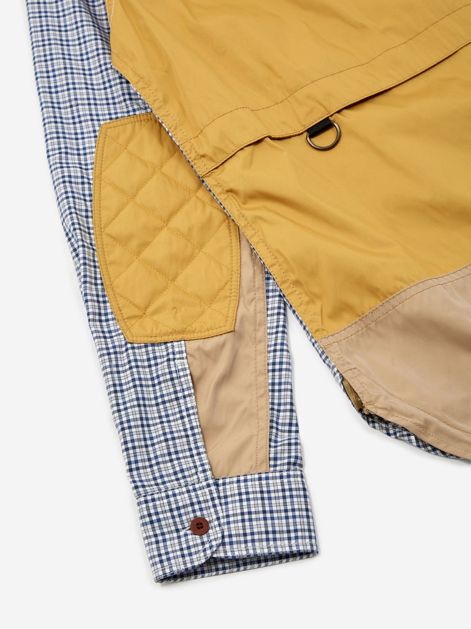 Junya Watanabe Man Junya Watanabe MAN Check Cotton Oxford Shirt - White/Yellow - Yellow