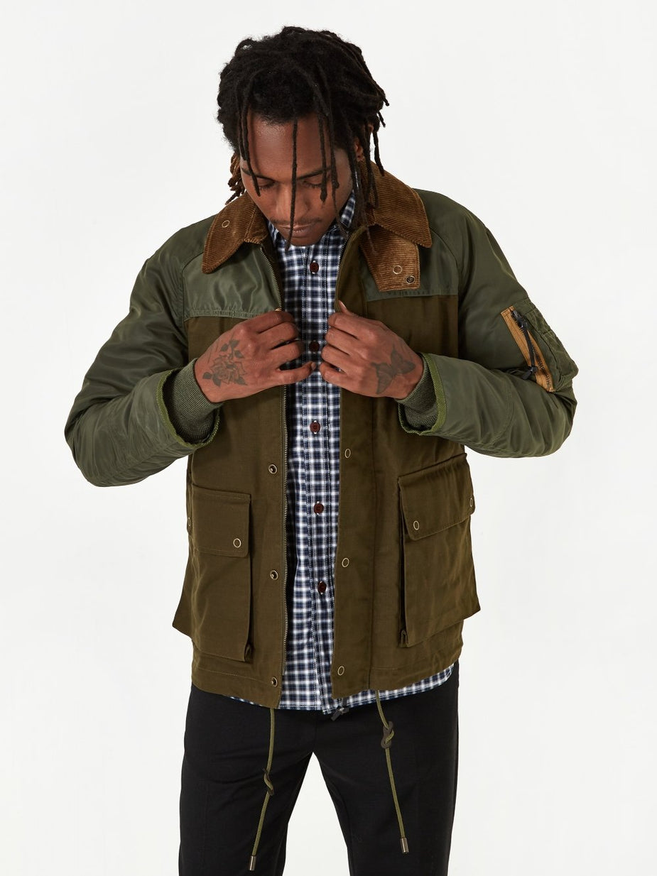 Junya Watanabe Man Junya Watanabe MAN Duck Jacket - Khaki/Green - Green
