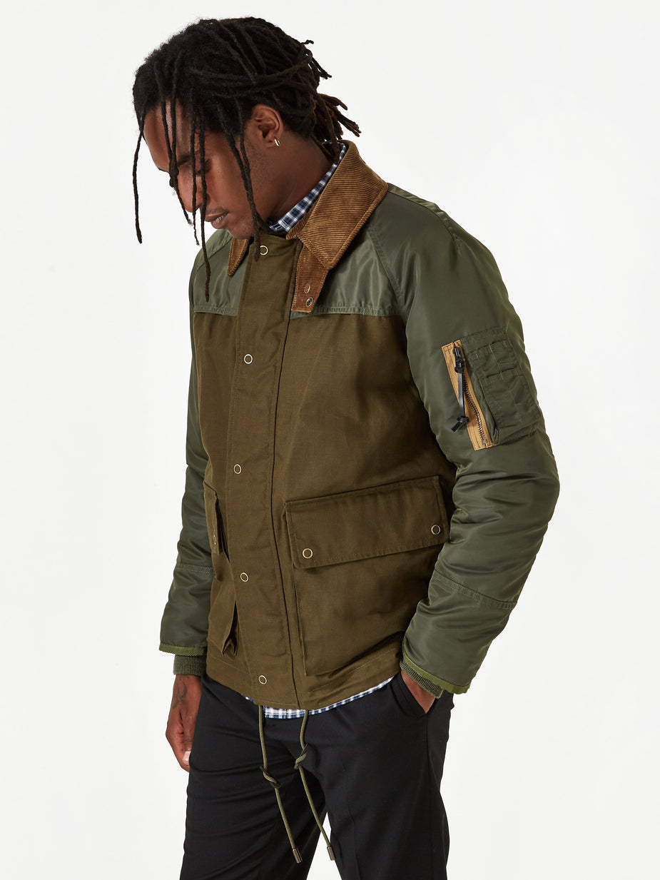 Junya Watanabe Man Junya Watanabe MAN Duck Jacket - Khaki/Green - Green