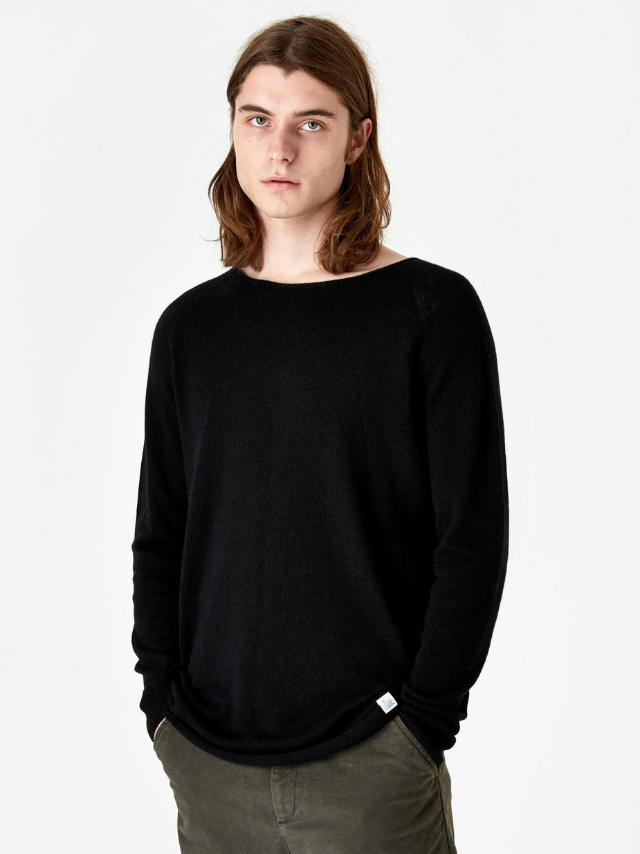 Junya Watanabe Man Junya Watanabe MAN Lambswool Silk Cashmere Jumper - Black - Black