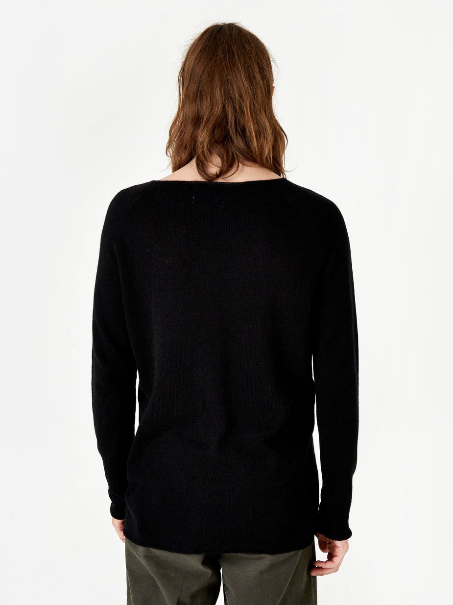 Junya Watanabe Man Junya Watanabe MAN Lambswool Silk Cashmere Jumper - Black - Black