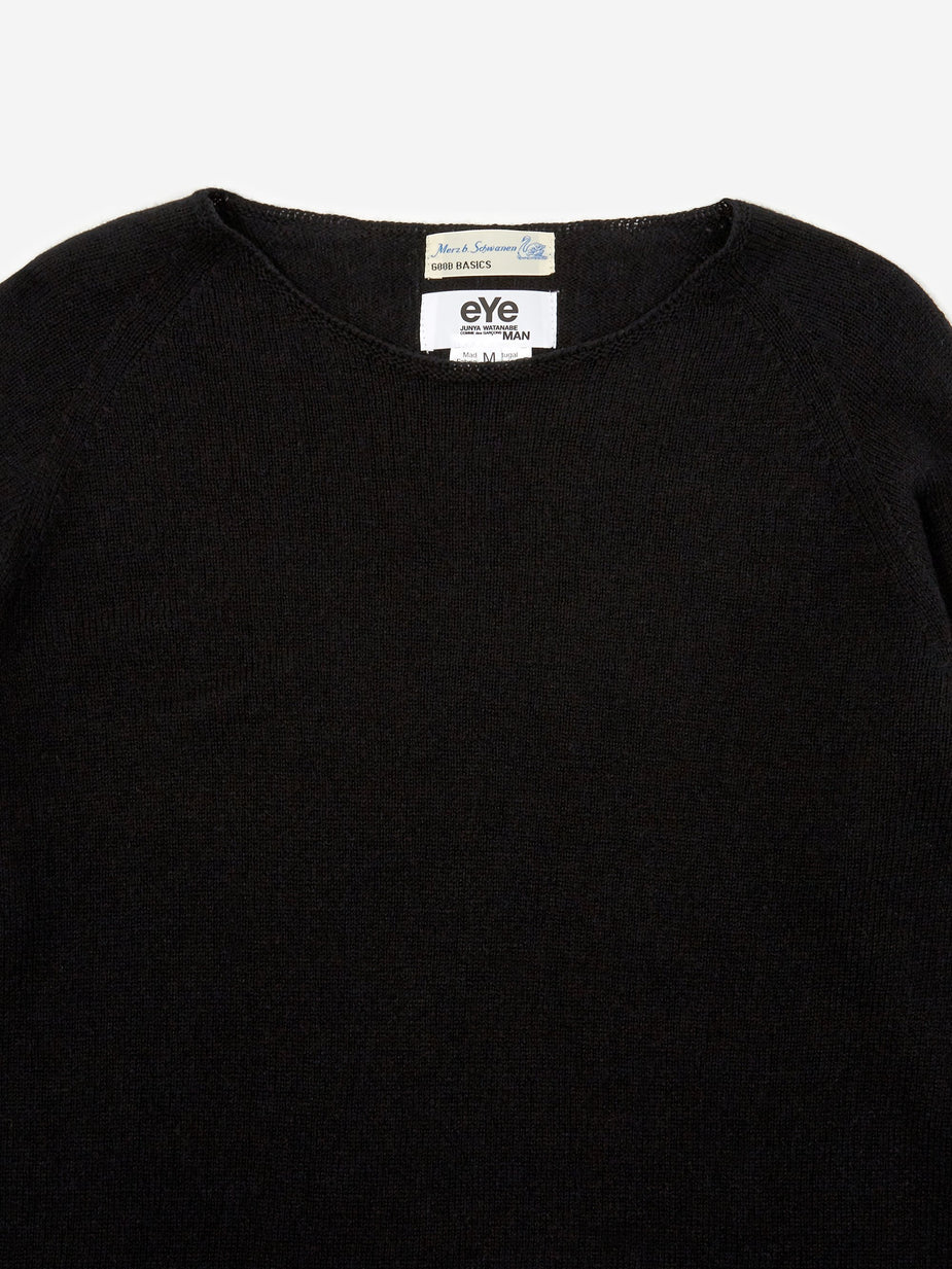 Junya Watanabe Man Junya Watanabe MAN Lambswool Silk Cashmere Jumper - Black - Black