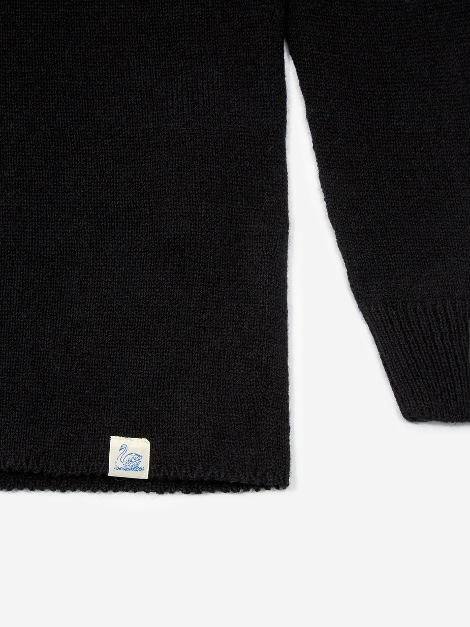 Junya Watanabe Man Junya Watanabe MAN Lambswool Silk Cashmere Jumper - Black - Black