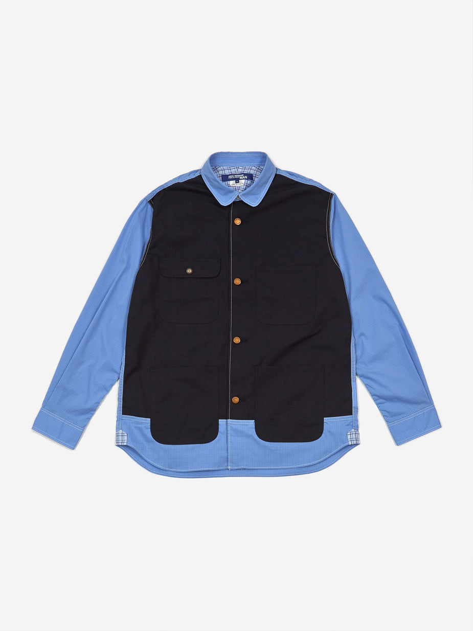 Junya Watanabe Man Junya Watanabe MAN Stripe Shirt - Navy/Blue - Blue