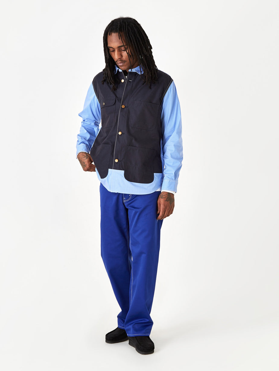 Junya Watanabe Man Junya Watanabe MAN Stripe Shirt - Navy/Blue - Blue