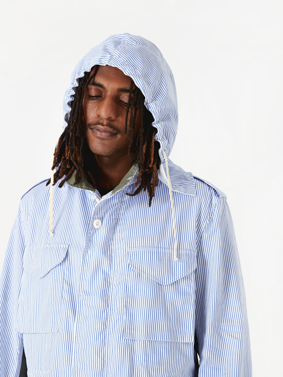 Junya Watanabe Man Junya Wantanabe MAN Field Jacket - White/Blue/Khaki - Blue