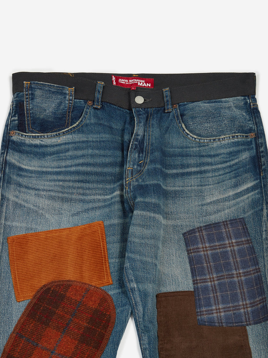 Junya Watanabe Man Junya Watanabe MAN Customise Selvedge Denim Levis 501 1954 - Indigo - Blue