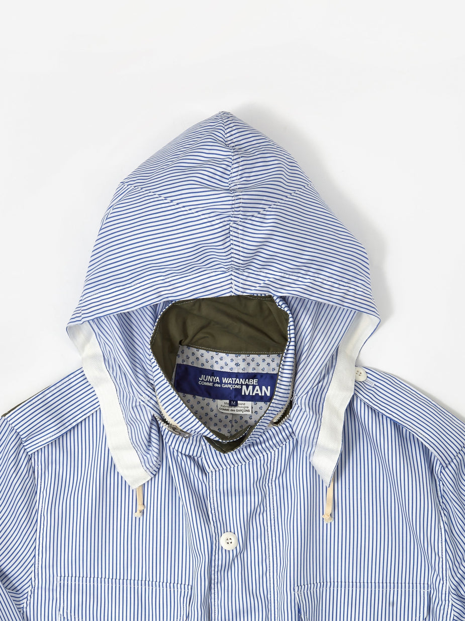 Junya Watanabe Man Junya Wantanabe MAN Field Jacket - White/Blue/Khaki - Blue