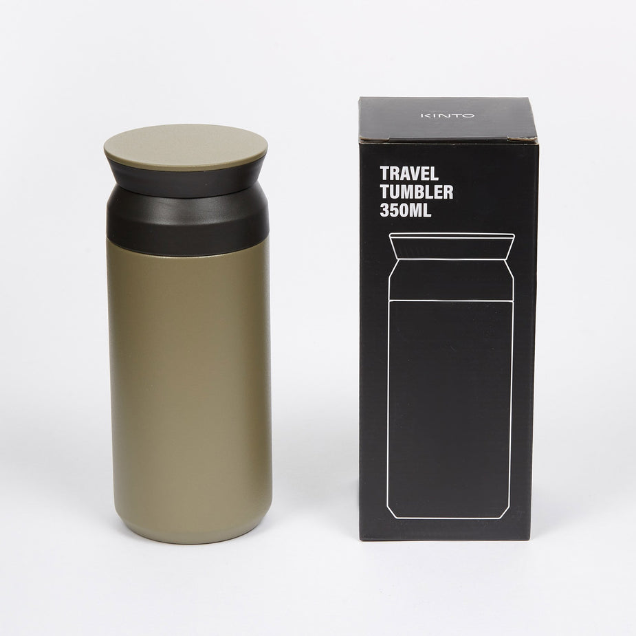 Kinto Kinto Travel Tumbler 350ml - Khaki - Neutrals
