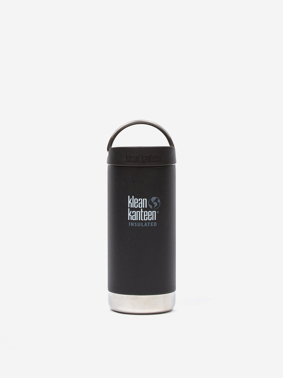 Klean Kanteen Klean Kanteen Insulated TKWide Bottle 12oz - Shale Black - Black