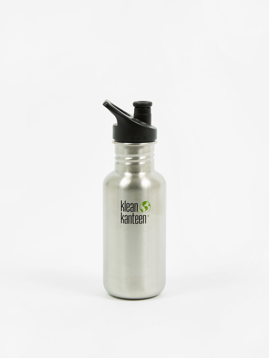 Klean Kanteen Klean Kanteen Classic Sport Cap 532ml - Brushed Steel - Silver