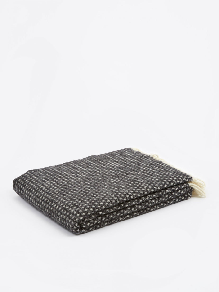 Klippan Klippan Knut Throw 130x200cm - Dark Grey - Grey