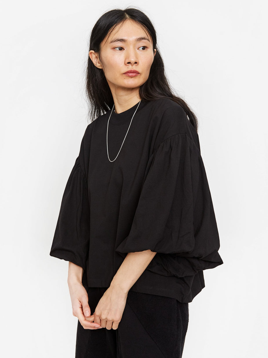 Kowtow Kowtow Balloon Sleeve T-Shirt - Black - Black