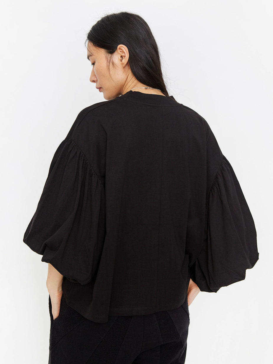 Kowtow Kowtow Balloon Sleeve T-Shirt - Black - Black