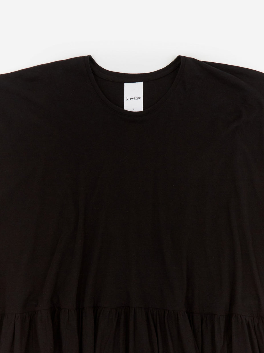 Kowtow Kowtow Gather Dress - Black - Black