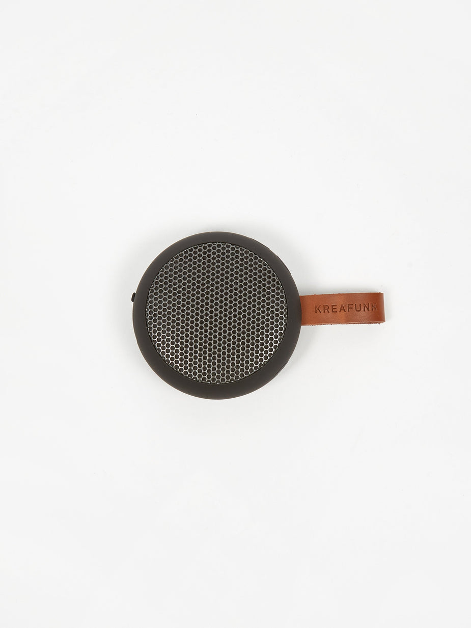 Kreafunk Kreafunk aGO Bluetooth Speaker - Black Edition/Gun Metal - Black