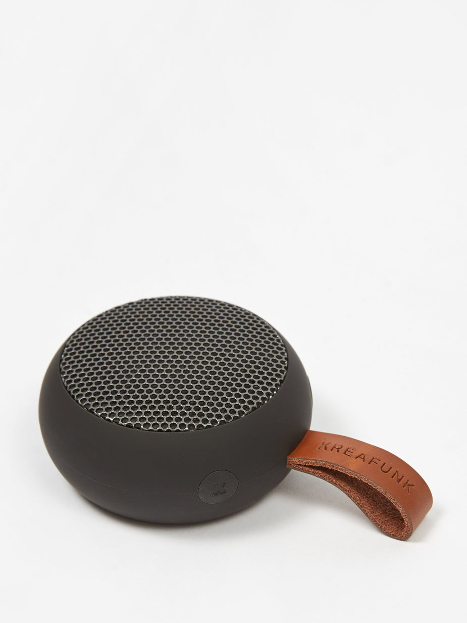 Kreafunk Kreafunk aGO Bluetooth Speaker - Black Edition/Gun Metal - Black