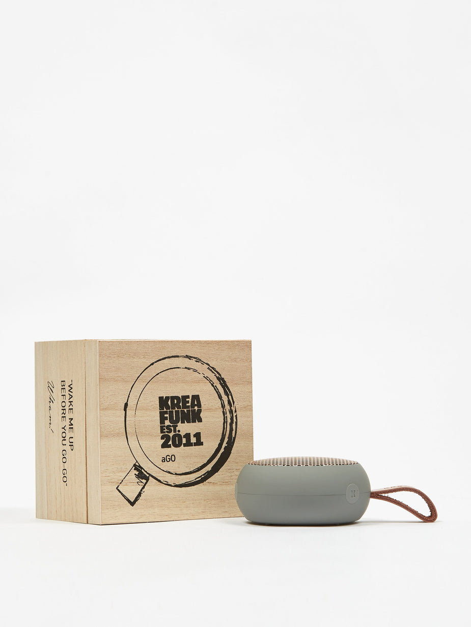 Kreafunk Kreafunk aGO Bluetooth Speaker - Cool Grey/Rose Gold - Gold