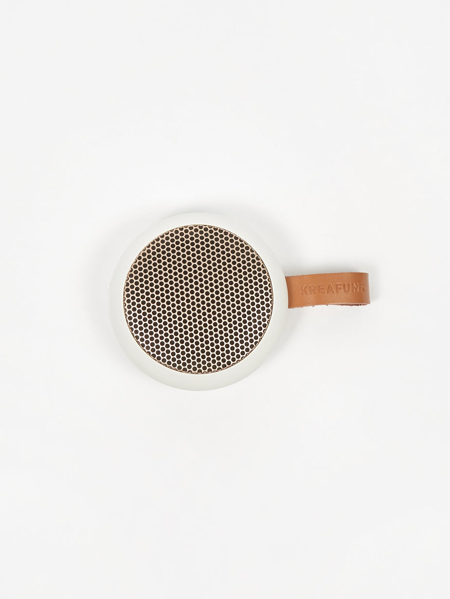 Kreafunk Kreafunk aGO Bluetooth Speaker - White/Rose Gold - Gold