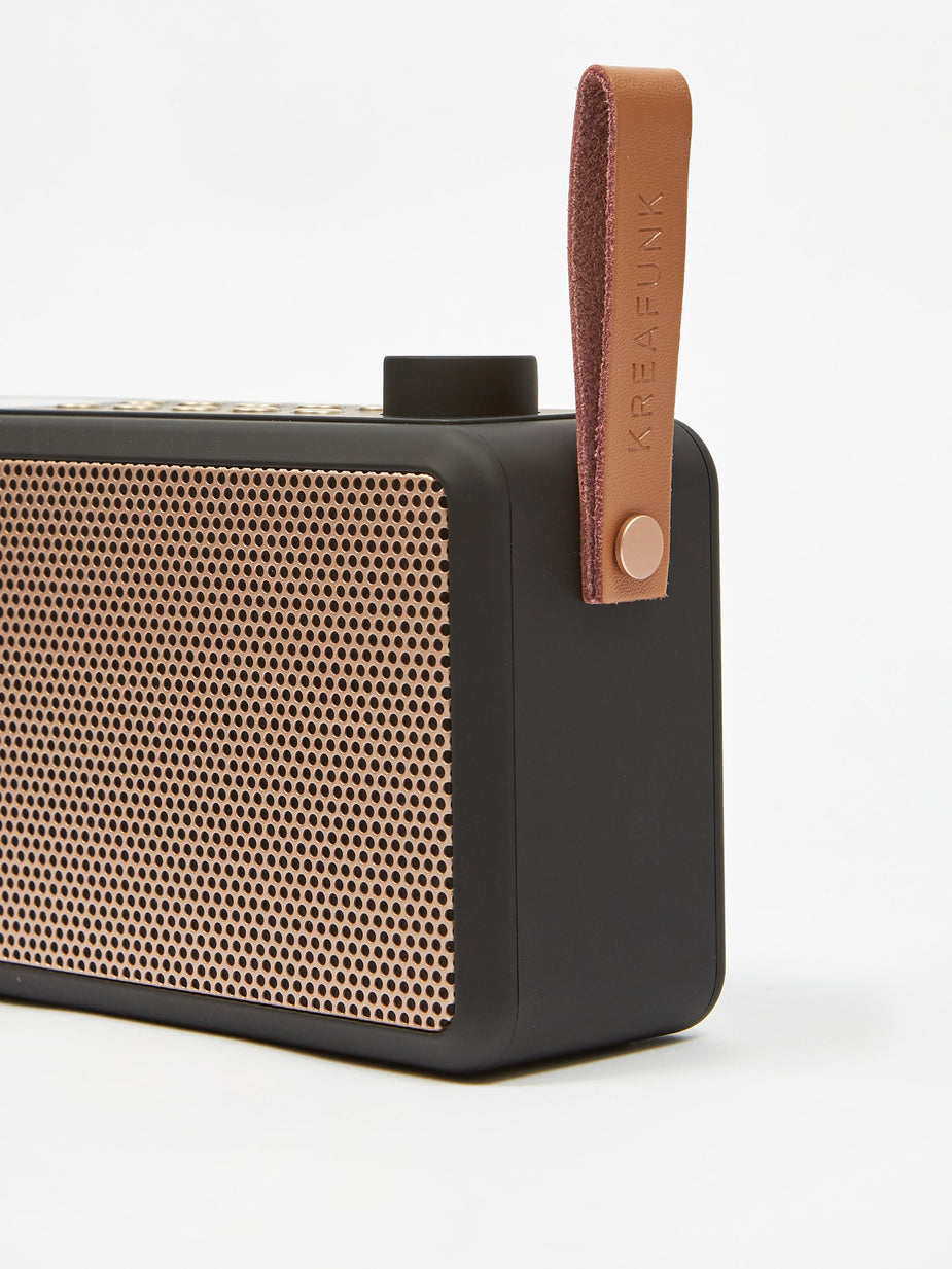Kreafunk Kreafunk tRADIO DAB+ Radio - Black - Black