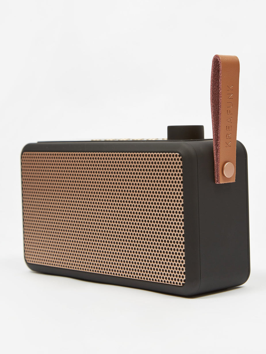 Kreafunk Kreafunk tRADIO DAB+ Radio - Black - Black