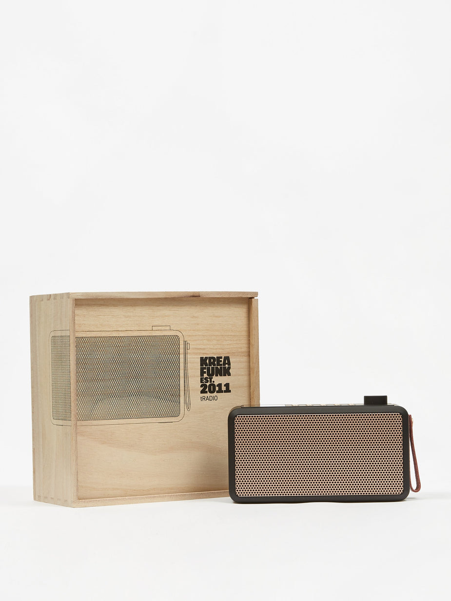Kreafunk Kreafunk tRADIO DAB+ Radio - Black - Black