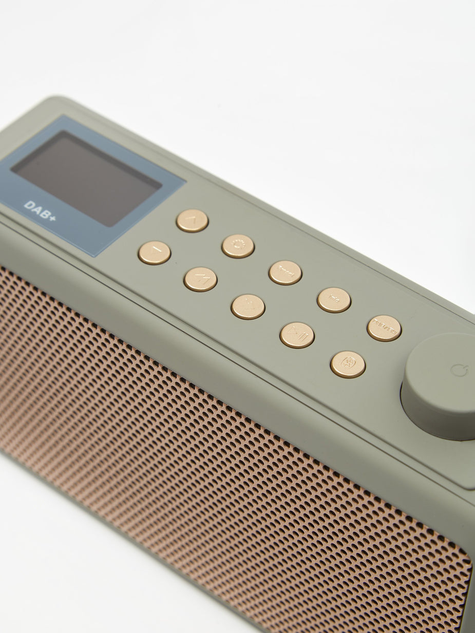 Kreafunk Kreafunk tRADIO DAB+ Radio - Cool Grey - Grey