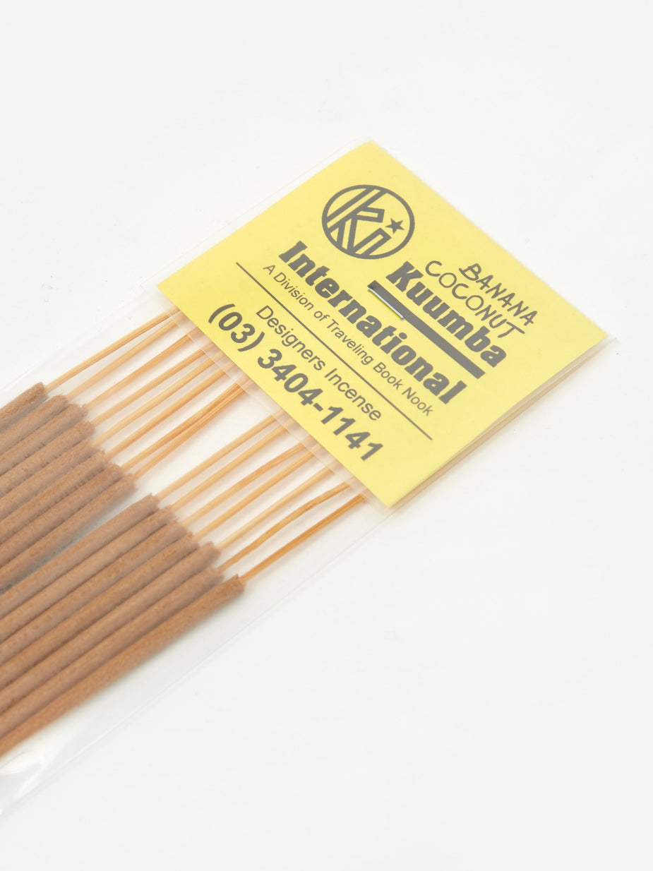 Kuumba Kuumba Incense - Banana Coconuts - Yellow
