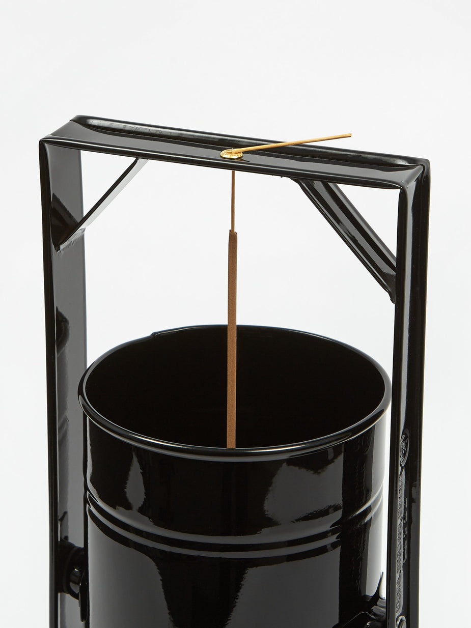 Kuumba Kuumba Metal Can Incense Burner - Black/Natural - Other