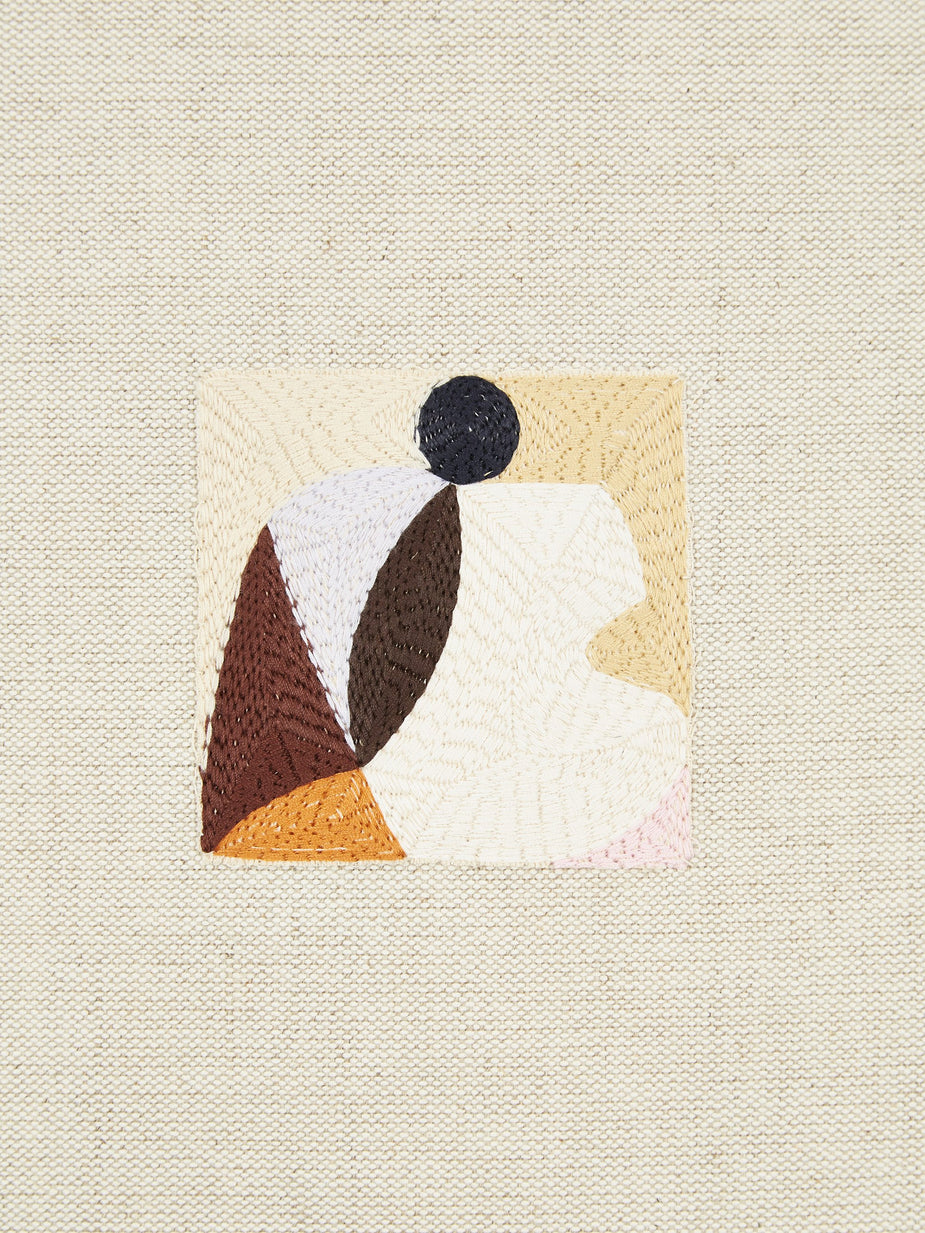 Laurie Maun Laurie Maun Natural Peep Hole Cushion - Other