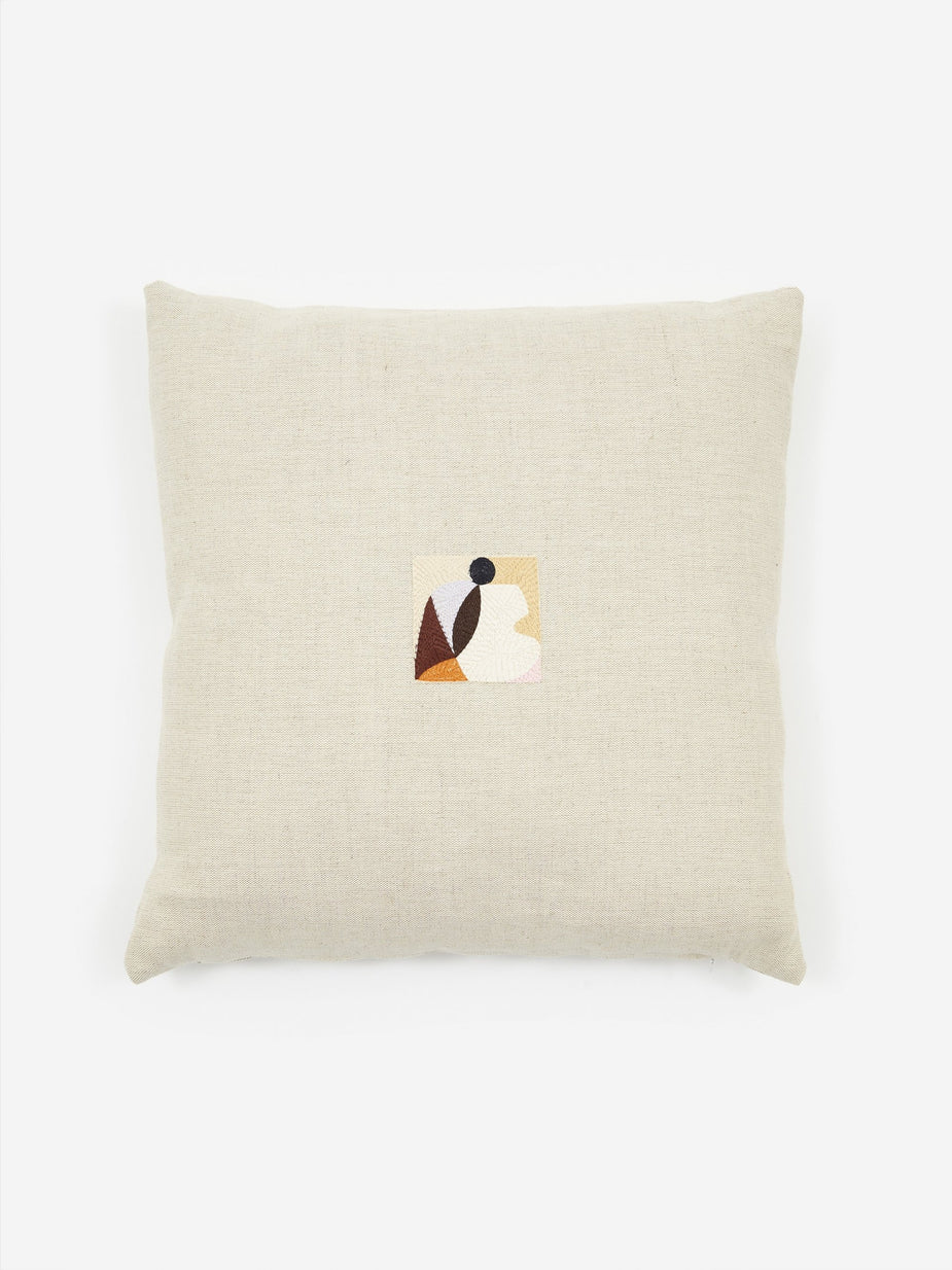 Laurie Maun Laurie Maun Natural Peep Hole Cushion - Other