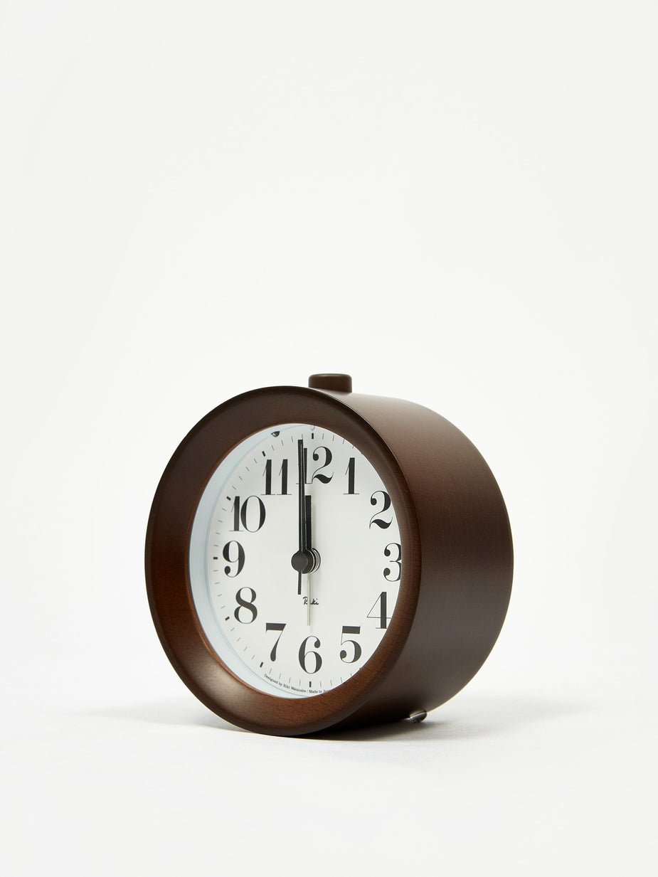 Lemnos Lemnos Riki Alarm Clock - Brown - Brown