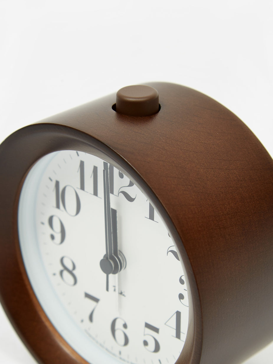 Lemnos Lemnos Riki Alarm Clock - Brown - Brown