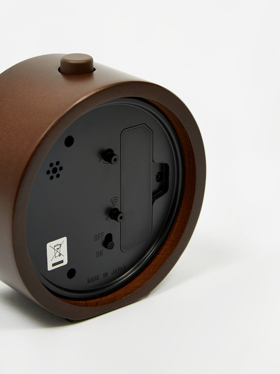 Lemnos Lemnos Riki Alarm Clock - Brown - Brown