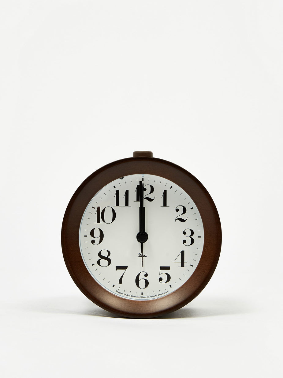 Lemnos Lemnos Riki Alarm Clock - Brown - Brown