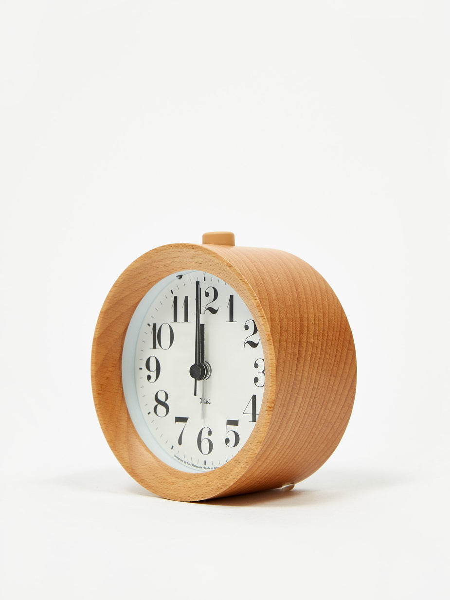Lemnos Lemnos Riki Alarm Clock - Natural - Neutrals