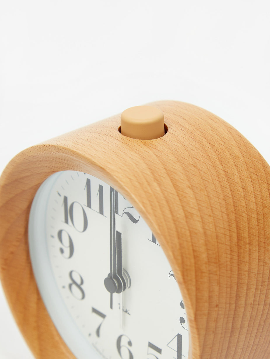 Lemnos Lemnos Riki Alarm Clock - Natural - Neutrals