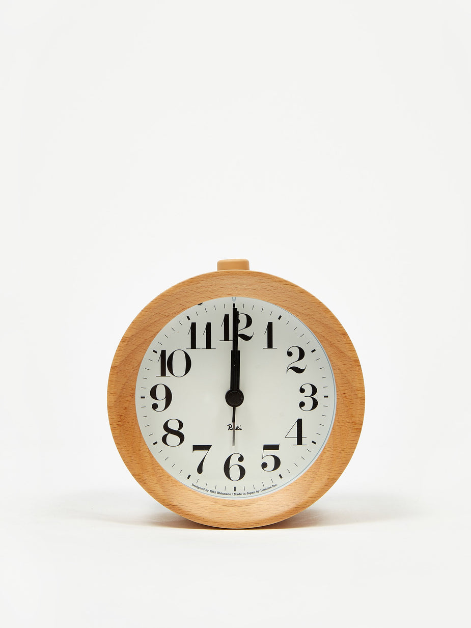 Lemnos Lemnos Riki Alarm Clock - Natural - Neutrals