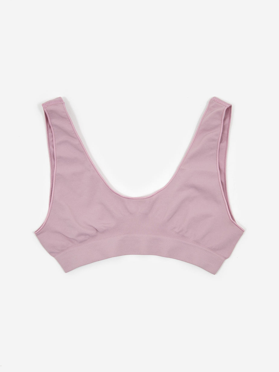 Les Girls Les Boys Les Girl Les Boy Semi Sheer Cropped Top - Mauve - Other