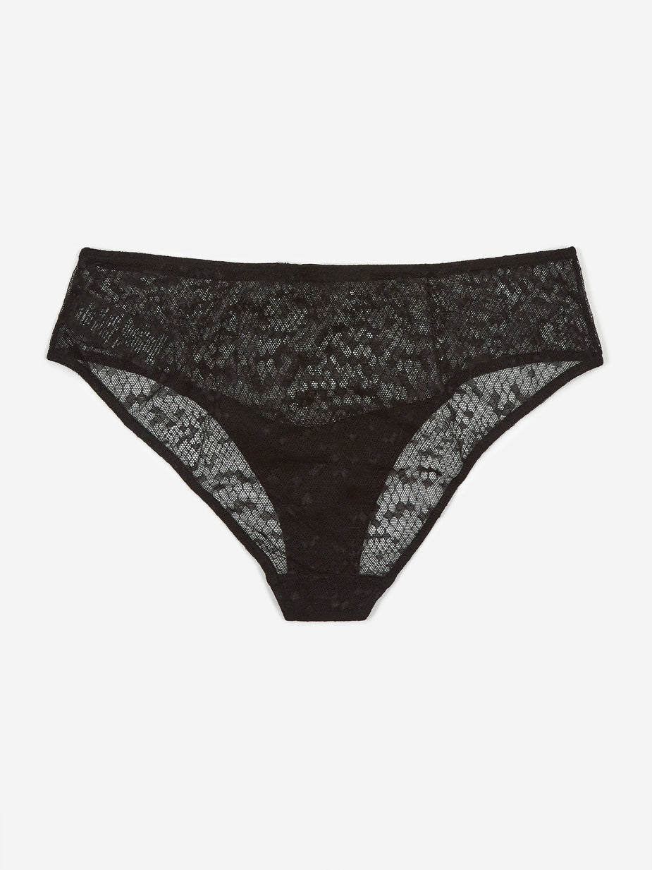 Les Girls Les Boys Les Girl Les Boy Snake Lace Mini Brief - Black - Black