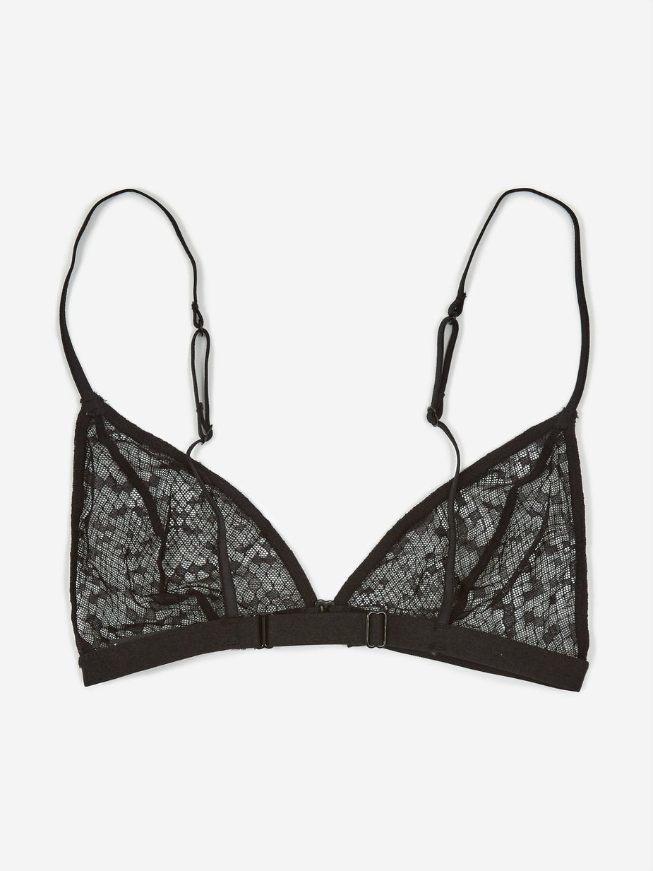 Les Girls Les Boys Les Girl Les Boy Snake Lace Triangle Bra - Black - Black