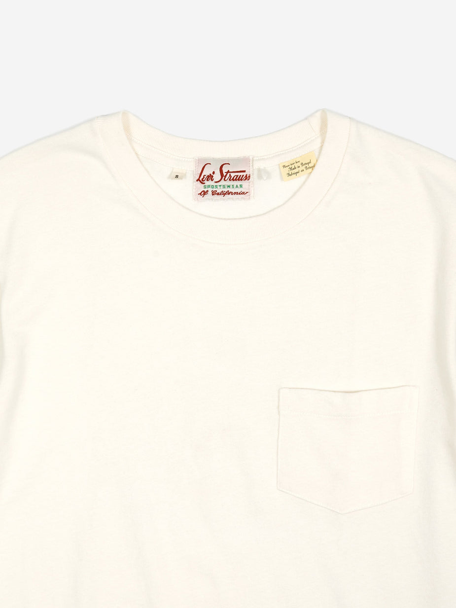 Levis Vintage Clothing Levi's Vintage Clothing LVC 1950's Sportswear T-Shirt - White - White