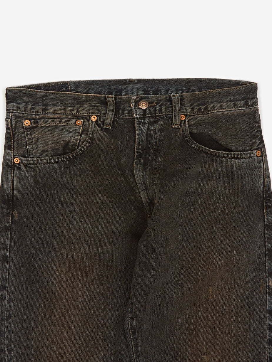 Levis Vintage Clothing Levis Vintage Clothing 1961 551Z Jean - Black Crow - Black
