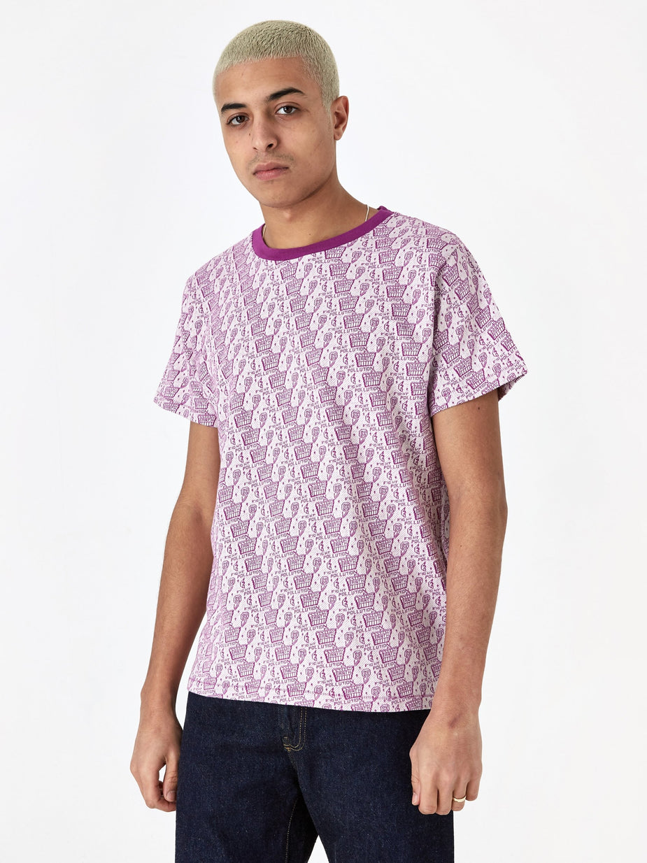 Levis Vintage Clothing Levis Vintage Clothing Graphic T-shirt - Purple Multi - Purple